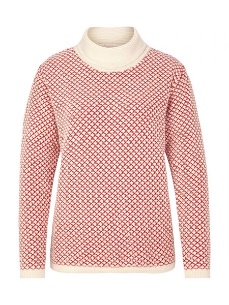 "Green Life" Struktur-Pullover rot